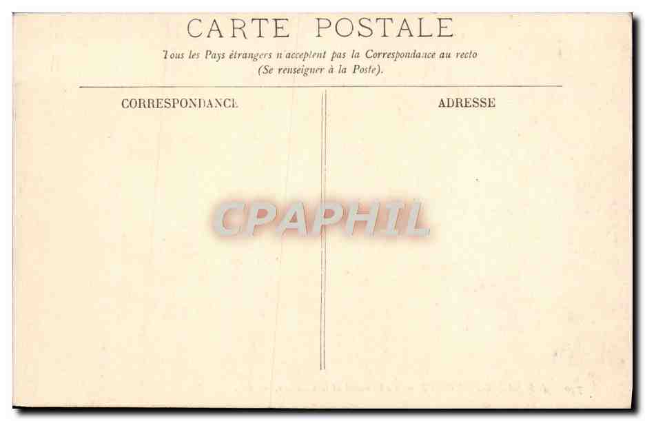 CPA lle Saint Honorat Le Couvent et le Chateau — Rückseite