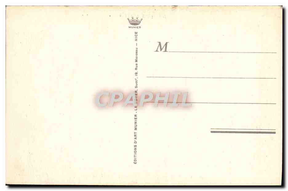 CPA Cannes Ile Saint Honorat Le Monastere  — Rückseite