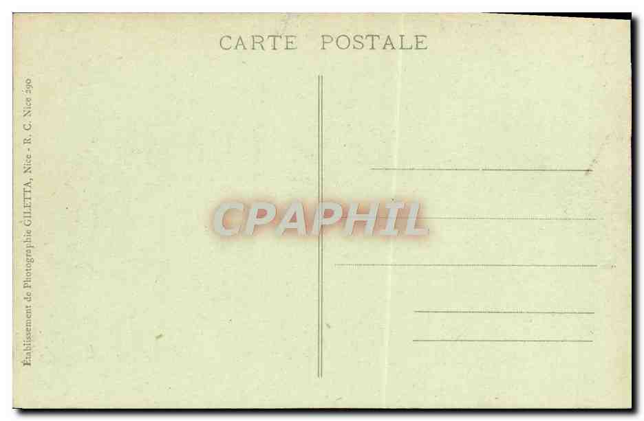 CPA Ile Saint Honorat L'allee des cypres Abbaye de Lerins  — Verso