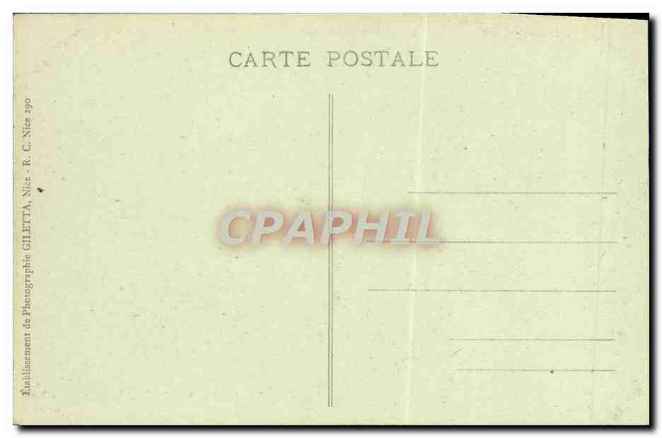 CPA Ile Saint Honorat Abbaye de Lerins Le refectoire et les religieux pendant les graces — Verso