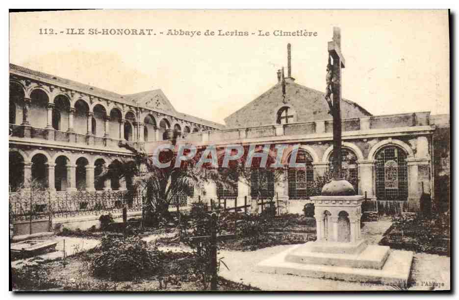 CPA Ile Saint Honorat Abbaye de Lerins