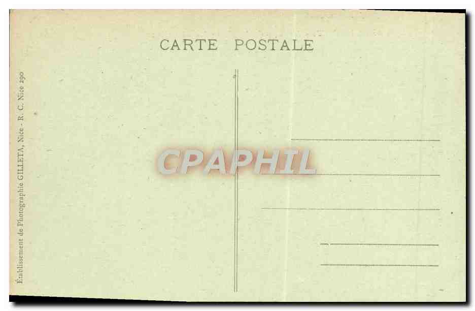 CPA Ile Saint Honorat Abbaye de Lerins — Verso