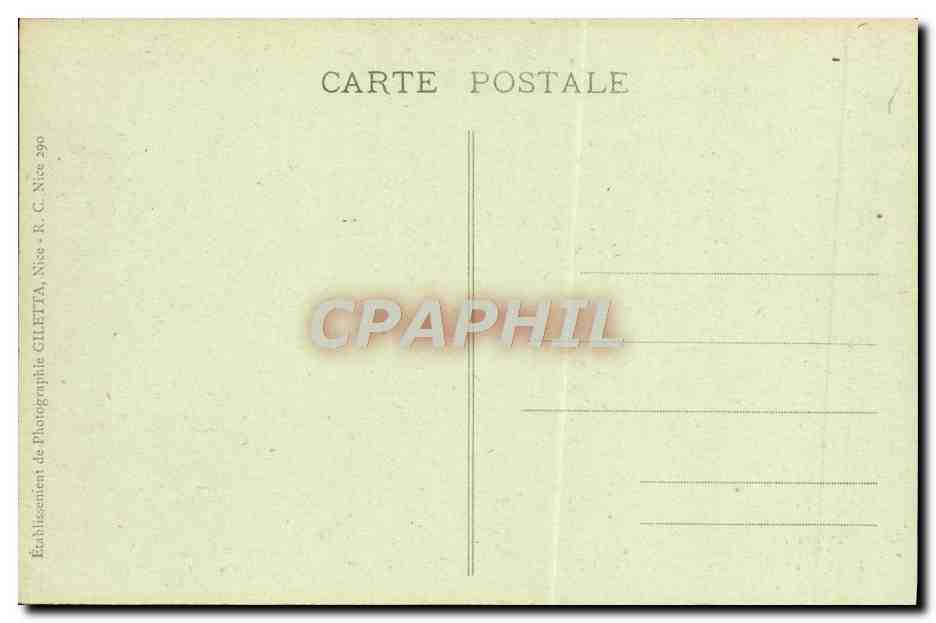 CPA Ile St Honorat Arc de Triomphe  — Verso