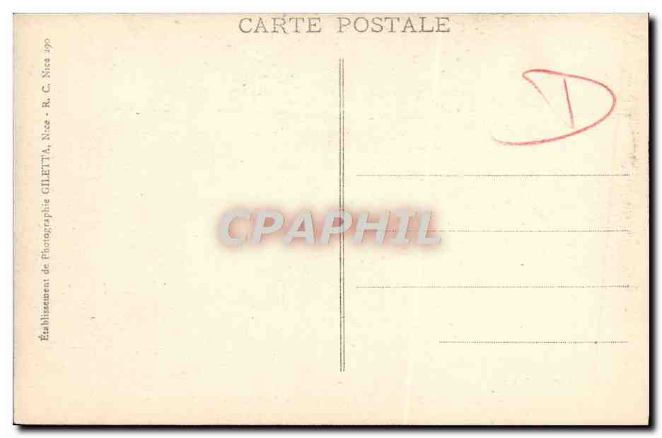 CPA Montastere de Lerins Interieur du Vieux Chateau Vieux Saint Honorat — Verso