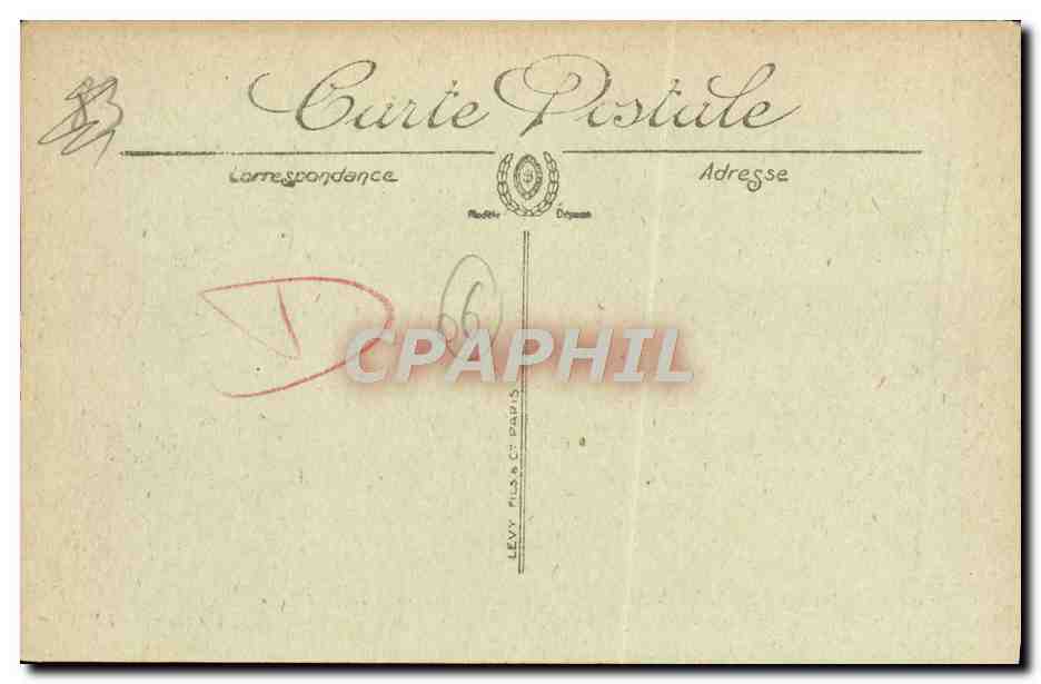 CPA Saint Honorat L'Ancien Monastere a travers les Pins  — Verso