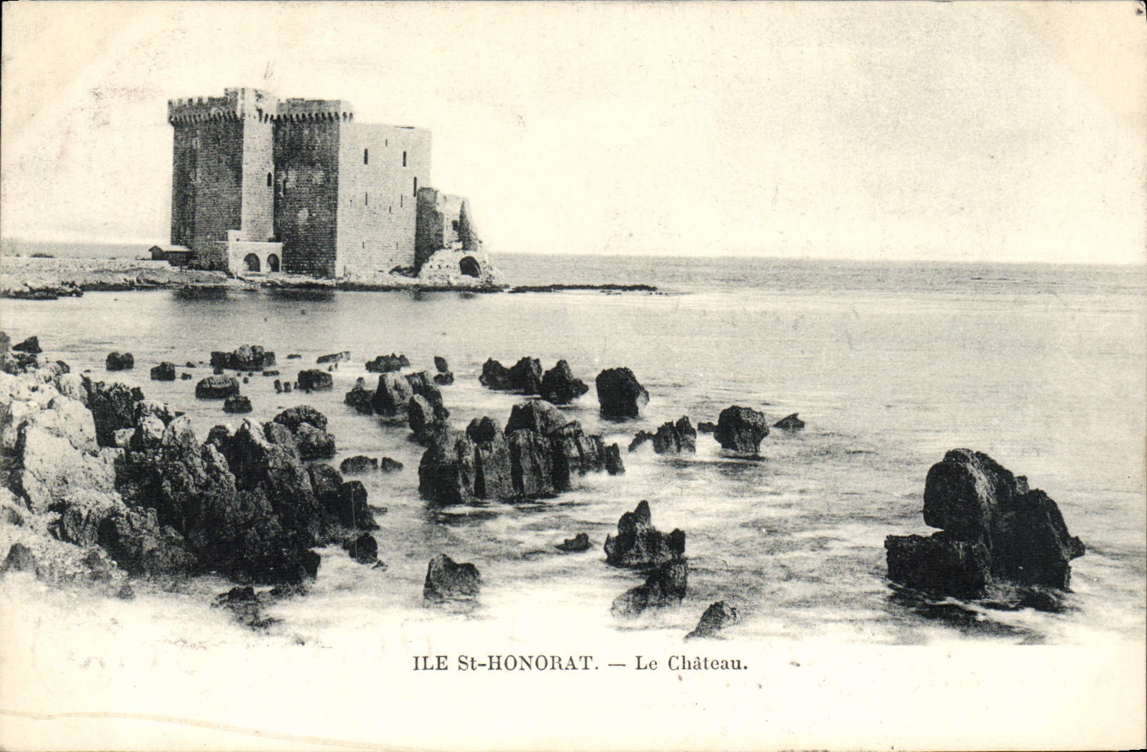 CPA Ile St Honorat Le Chateau St Honorat