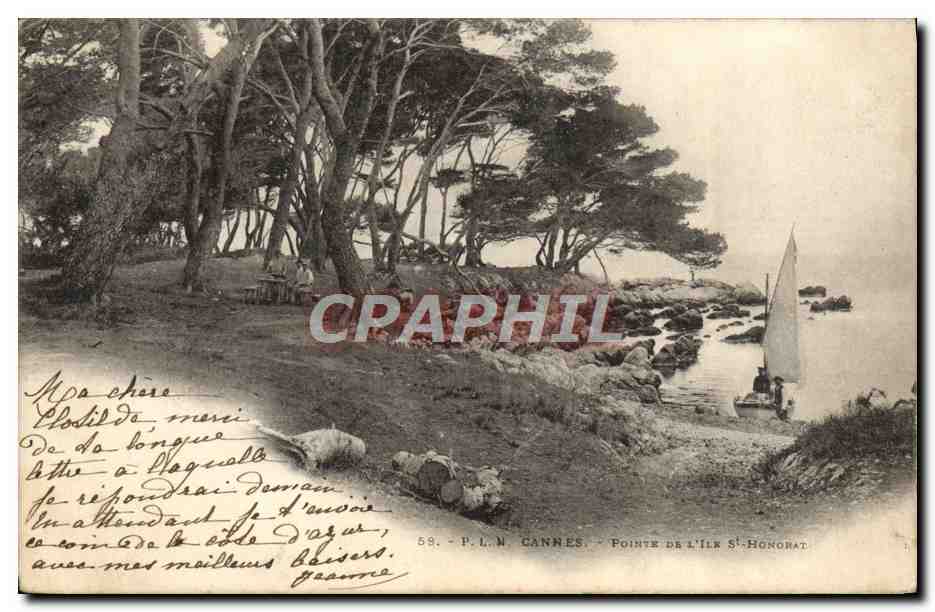 CPA Cannes Pointe de l'lle St Honorat
