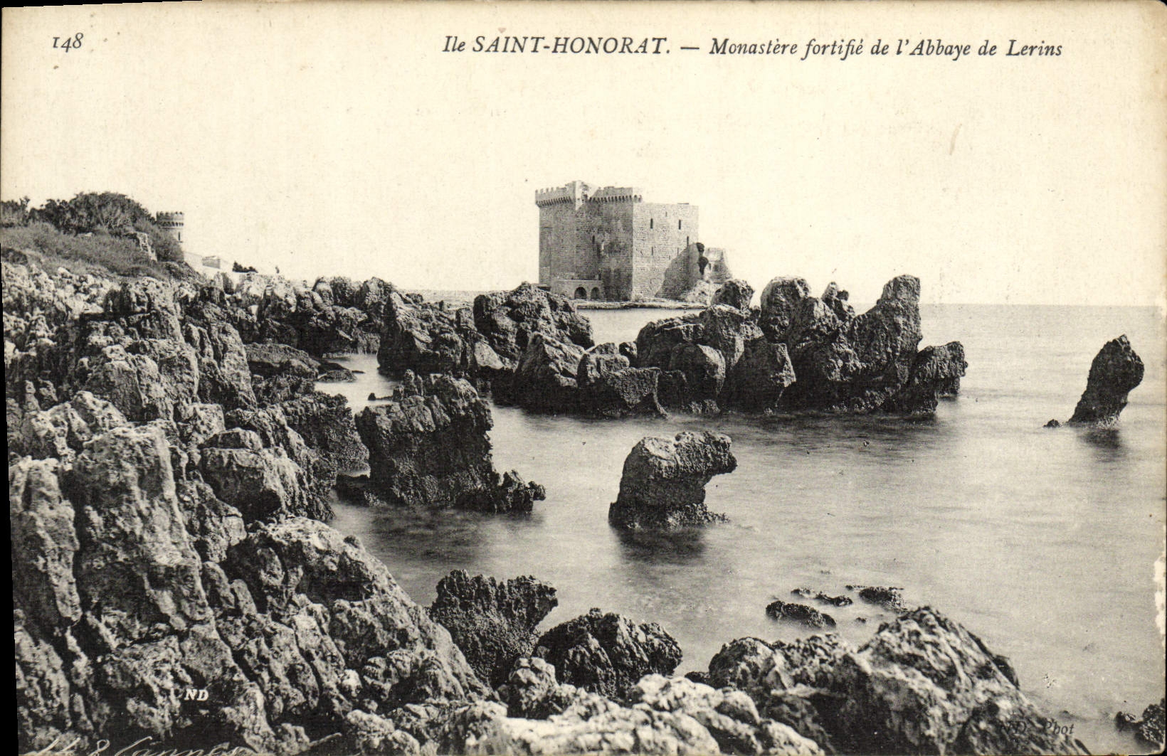 CPA lle Saint Honorat Monastere fortifie de l'Abbaye de Lerins