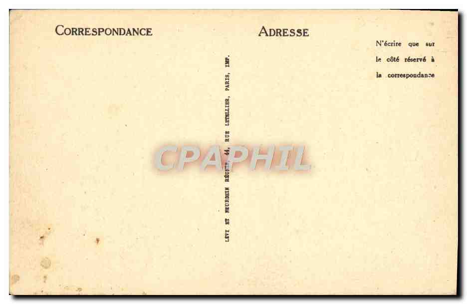 CPA lle Sainte Marguerite La Citadelle  — Verso