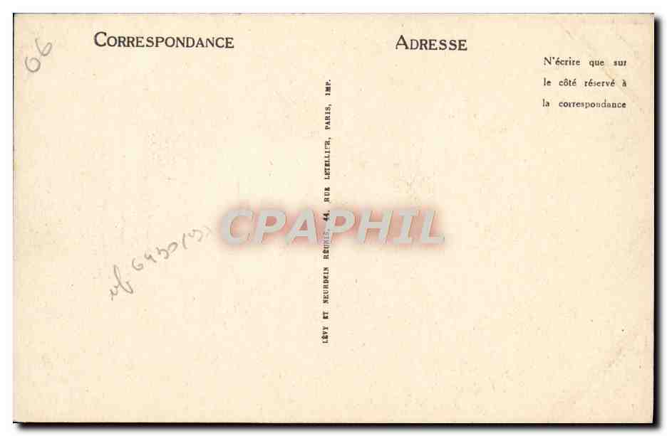 CPA lle Sainte Marguerite Le Port  — Verso