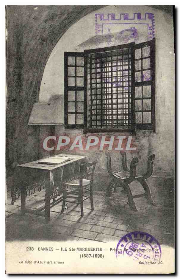CPA Cannes lle Sainte Marguerite Prison du masque de fer