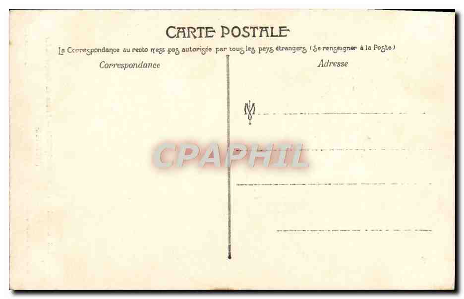 CPA Cannes lle Sainte Marguerite Prison du masque de fer — Verso