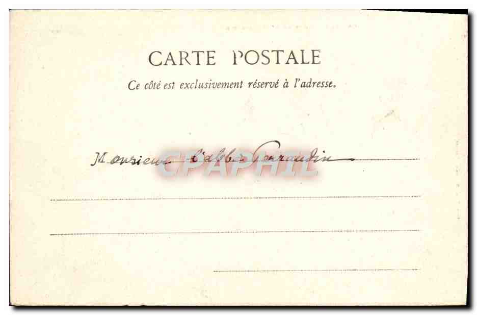CPA Cannes Fort de Ste Marguerite  — Verso