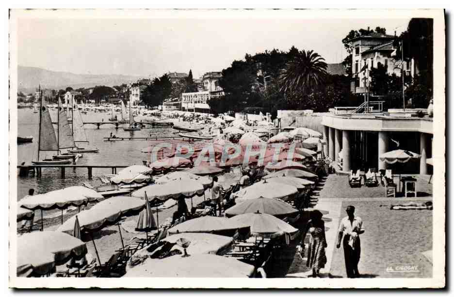 CPA Juan les Pins Coin de Plage 