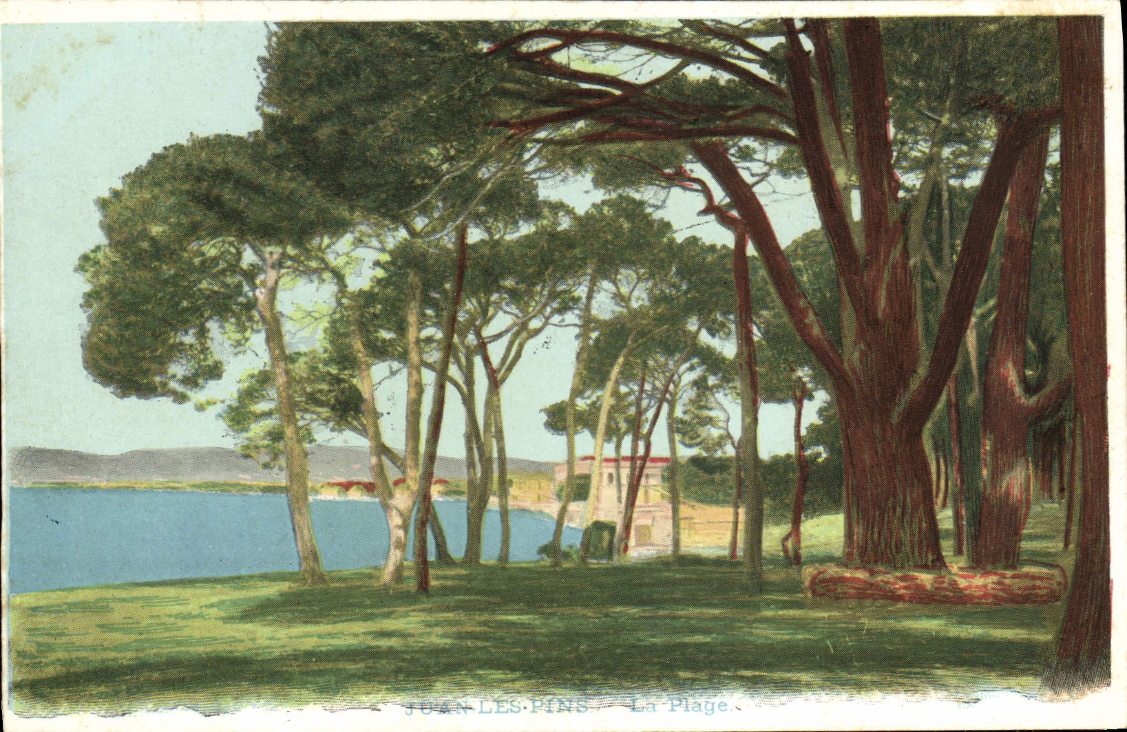 CPA Juan les Pins La Plage 