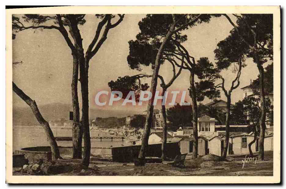 CPA Juan les Pins La Plage 