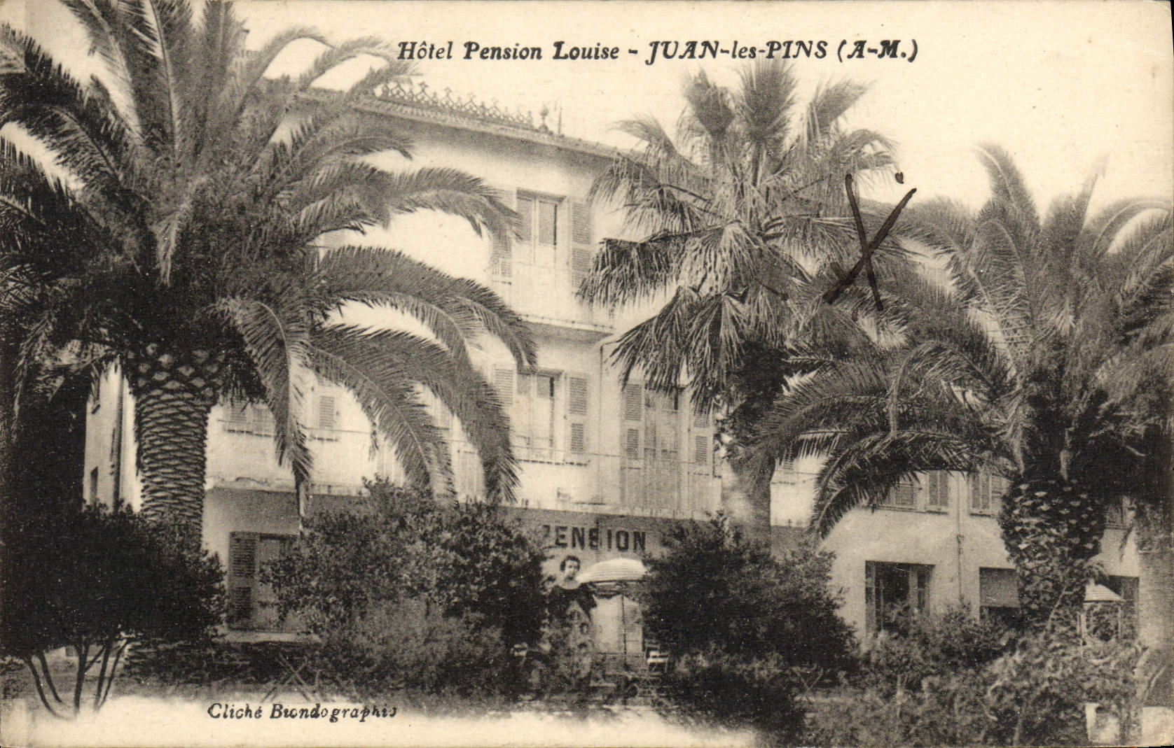 CPA Hotel Pension Louise Juan les Pins 