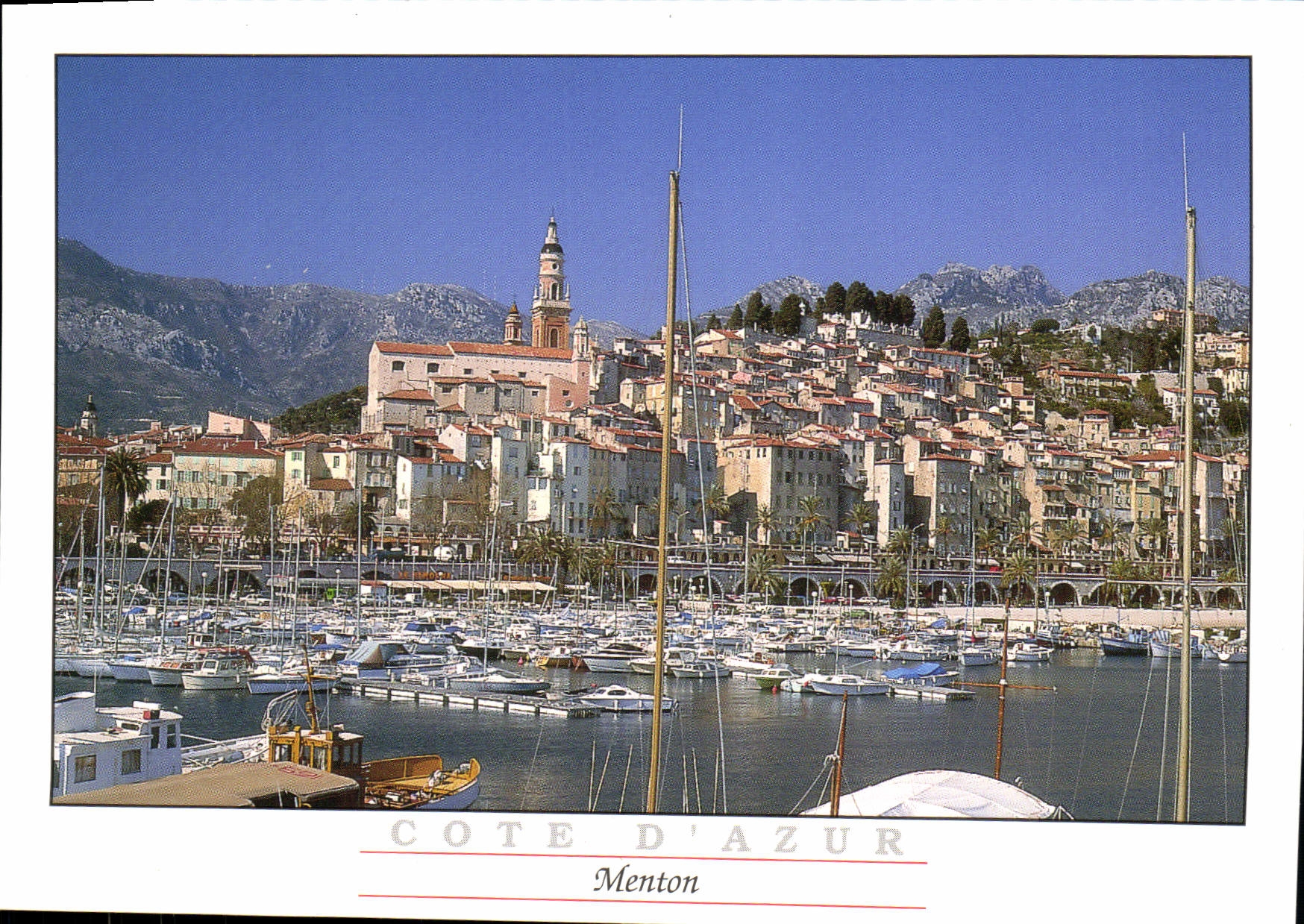 CPM Menton Bateaux