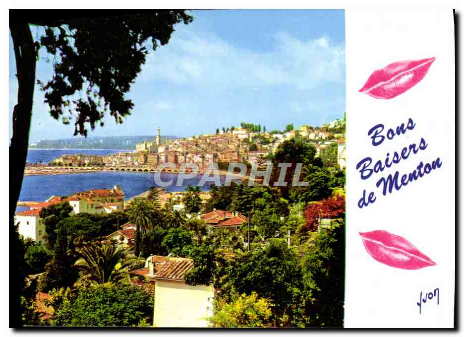 CPM Menton Cote D'Azur Souvenir de Menton