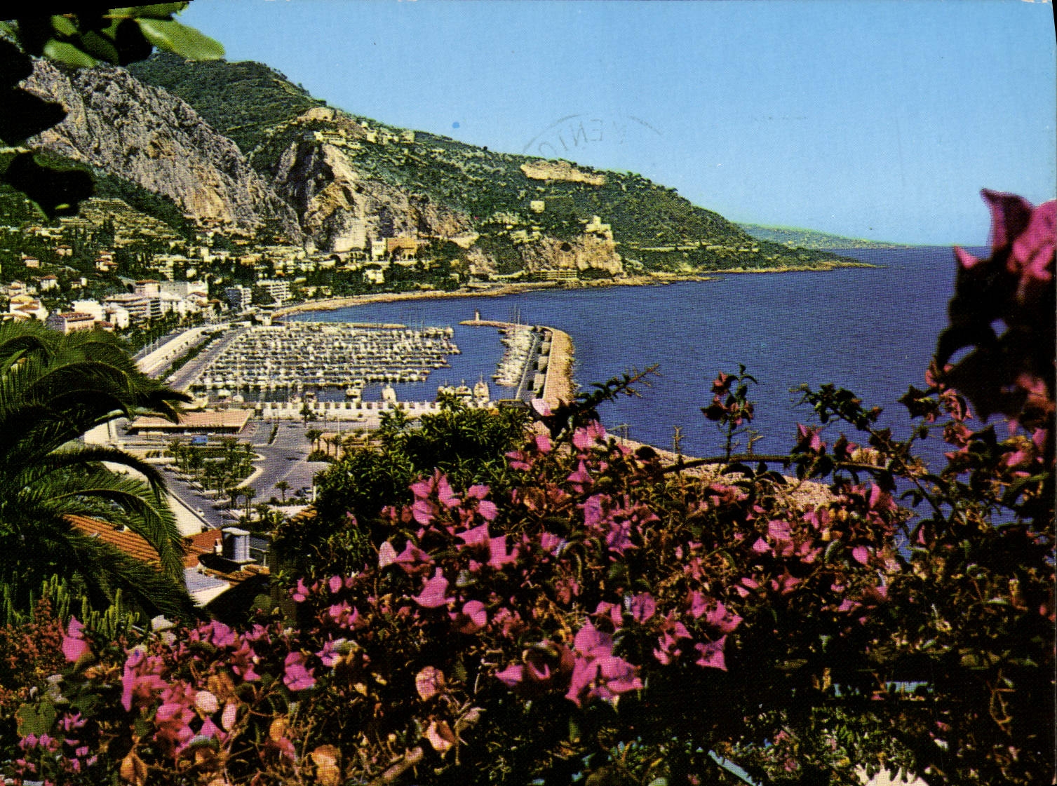 CPM Menton Garavan Cote D'Azur Le port