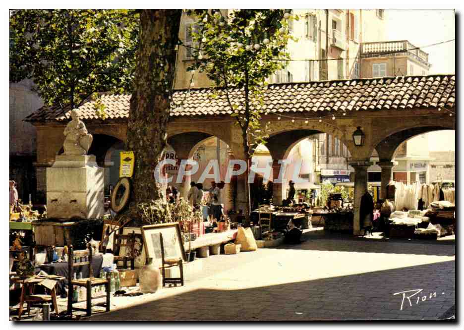 CPM Menton Place Aux Herbes