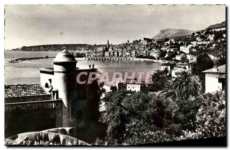 CPA Menton La Ville et les Jardins