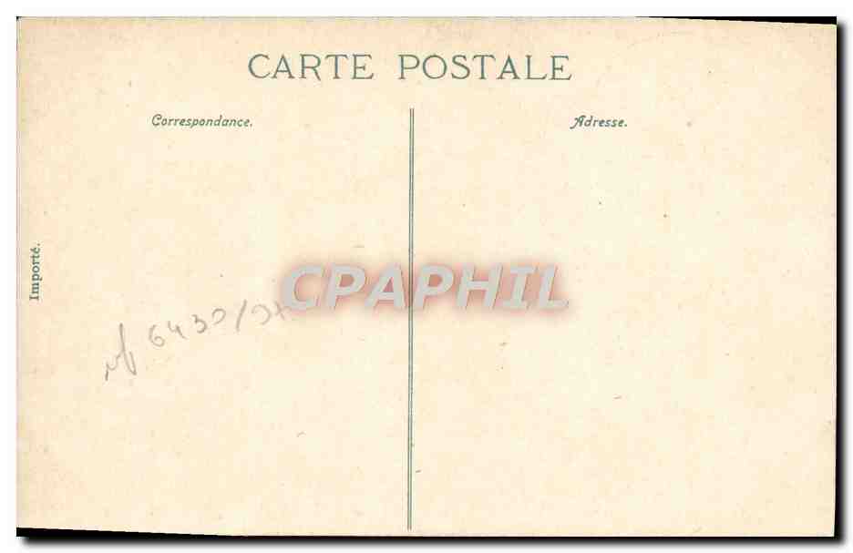 CPA Menton La Vieille Ville — Rückseite