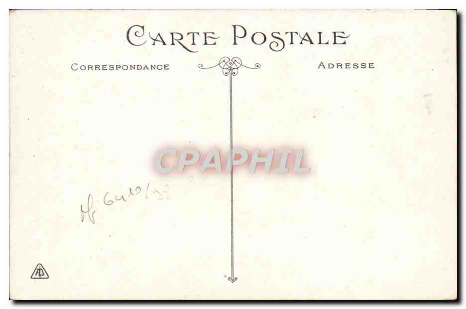 CPA Menton La Vieille Ville — Rückseite