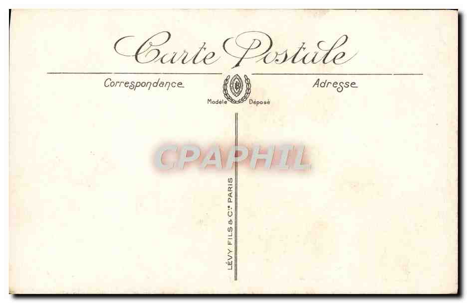 CPA Menton Rue Du Vieux Chateau Enfants — Rückseite