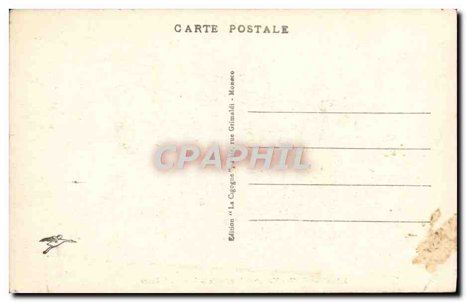 CPA Menton Vue Generale Prise de la Frontiere italienne  — Rückseite