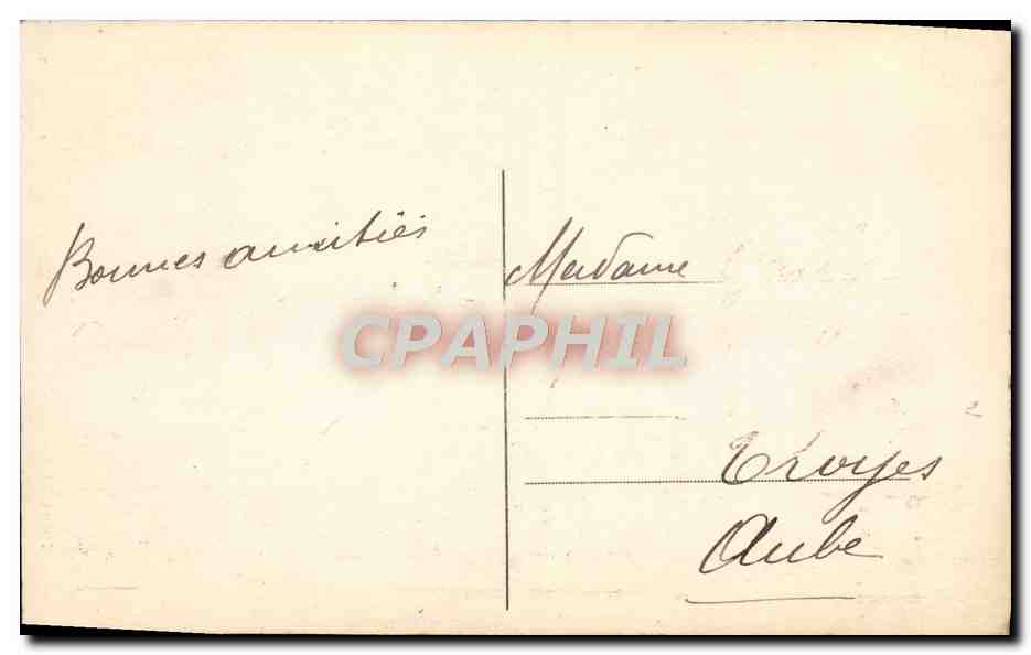CPA Menton Pont St Louis Frontiere Franco Italienne Douaniers  — Rückseite