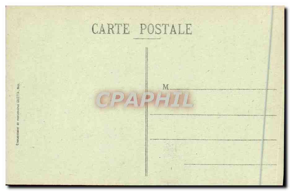 CPA Menton Vue Generale Prise de la Frontiere — Rückseite