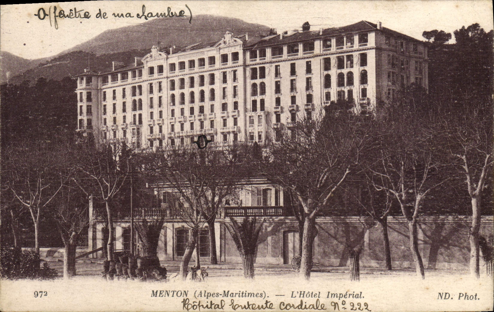 CPA Menton L'Hotel Imperial
