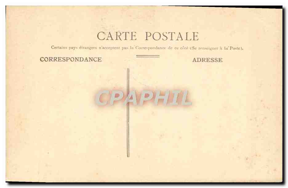CPA Menton Le Parc Fauconnier d'Ivan Grosnoj Faucon Rapace — Rückseite