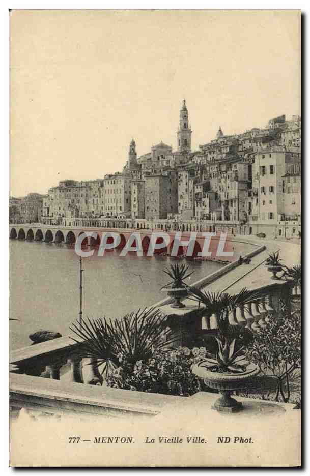 CPA Menton La Vieille Ville