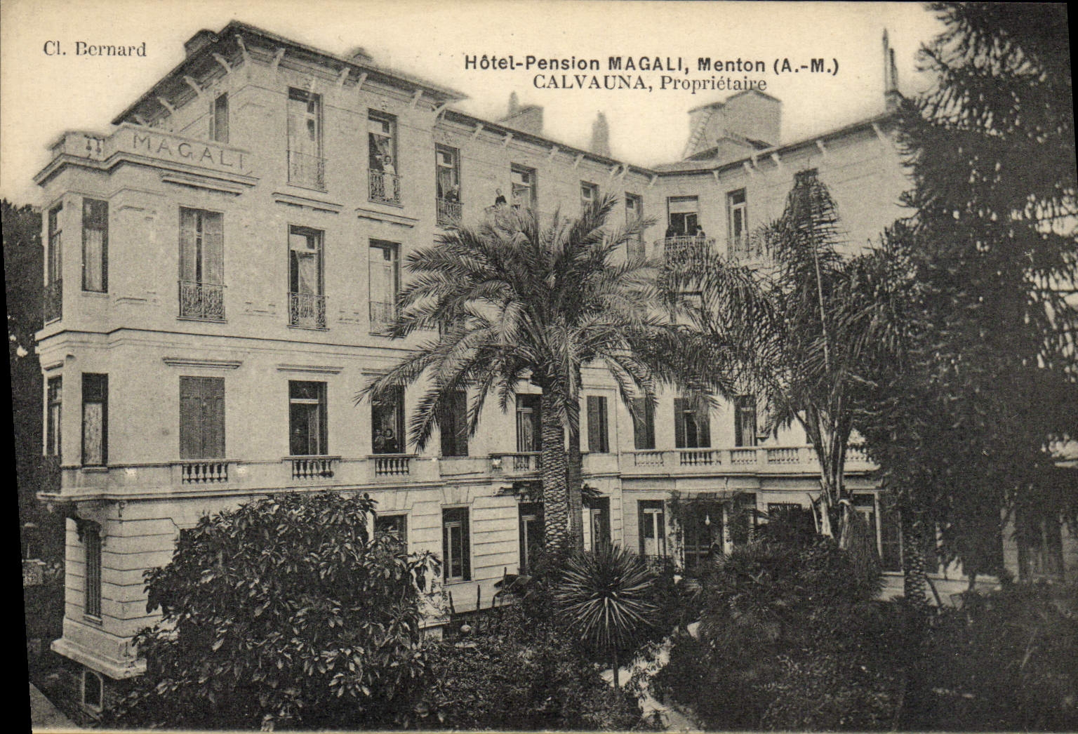 CPA Menton Hotel Pension Magali Menton Calvauna 