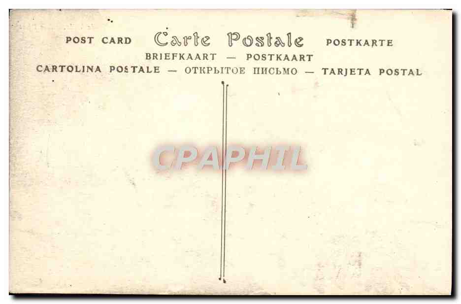 CPA Menton La Baie De Garavan et la Vieille Ville — Rückseite
