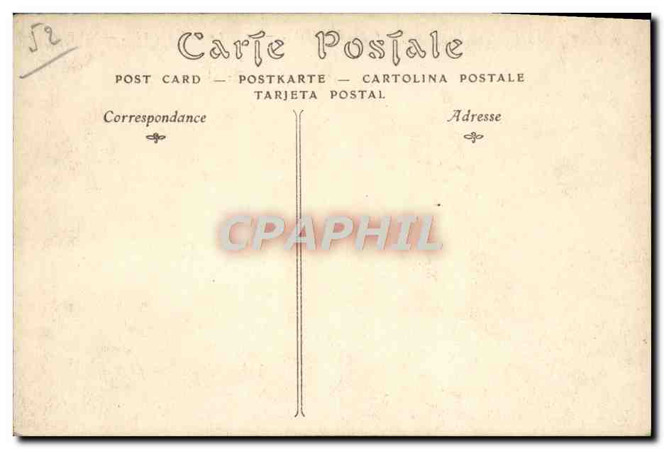 Menton — Le Port et la Vieille Ville — ND Plot. — Verso