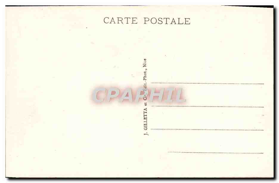 CPA Pont de la Mescla Sur le Var — Rückseite