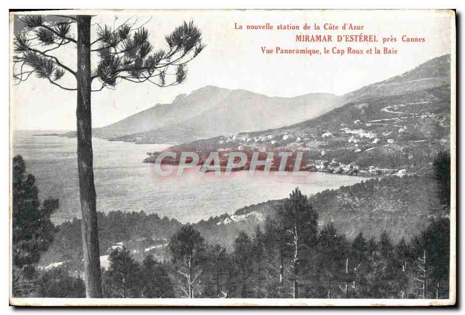 CPA Miramar D'Esterel Pres Cannes Vue panoramique Le Cap Roux et la baie 