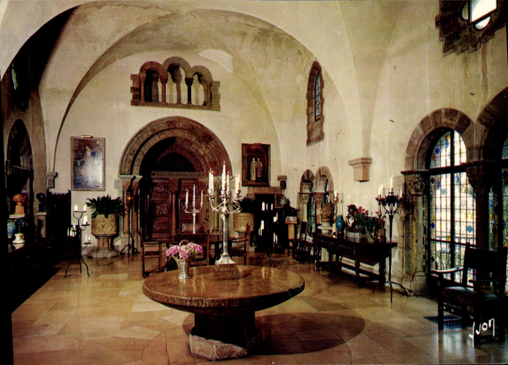 CPM Le chateau de La Napoule Henry Clews memorial Salle a manger 