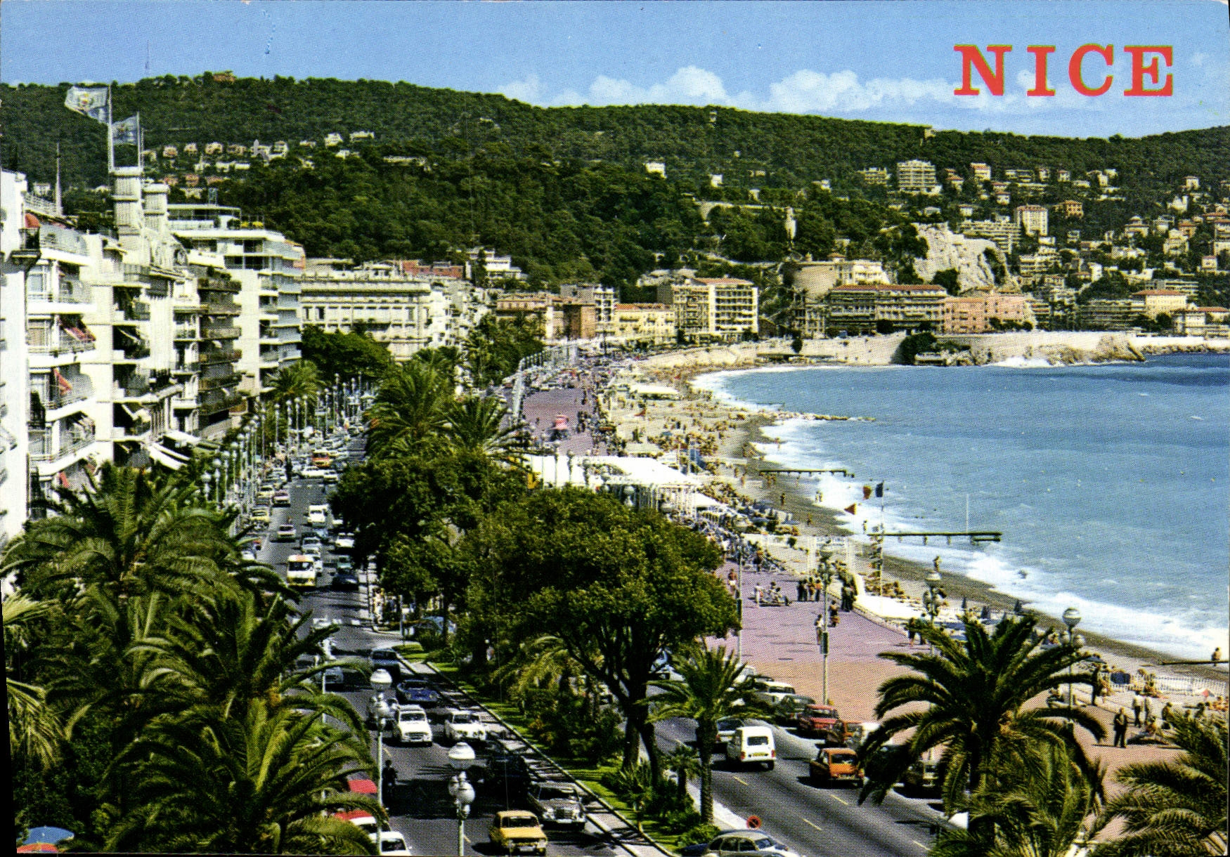 Vue de la Promenade des Anglais à Nice — Éditions G. B. P. T. — N° 16/1999