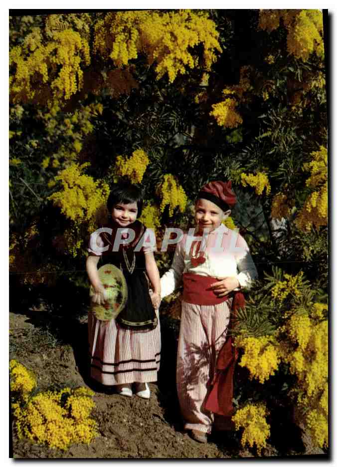 CPM Cote D'Azur Enfants En Costumes Nicois Folklore 