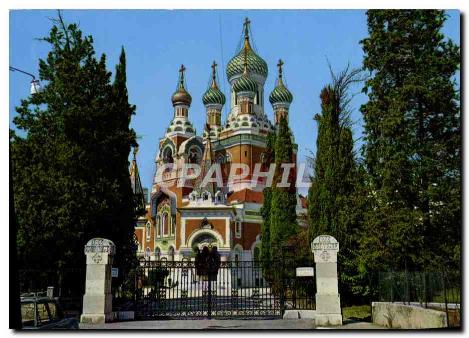 CPM Nice Cote D'Azur French Riviera L'Eglise Russe