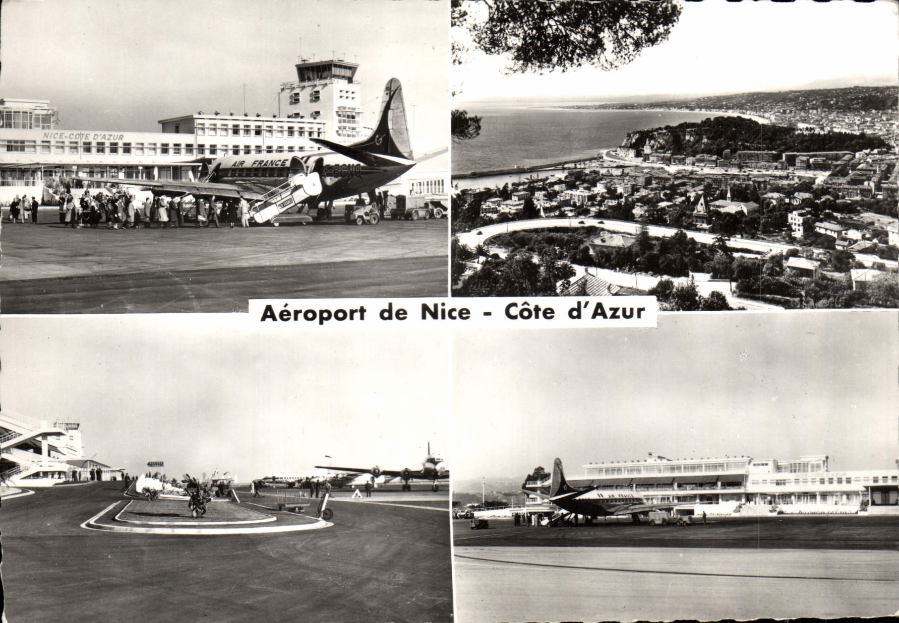 CPM Nice Ler Port de Cote D'Azur Aeroport 