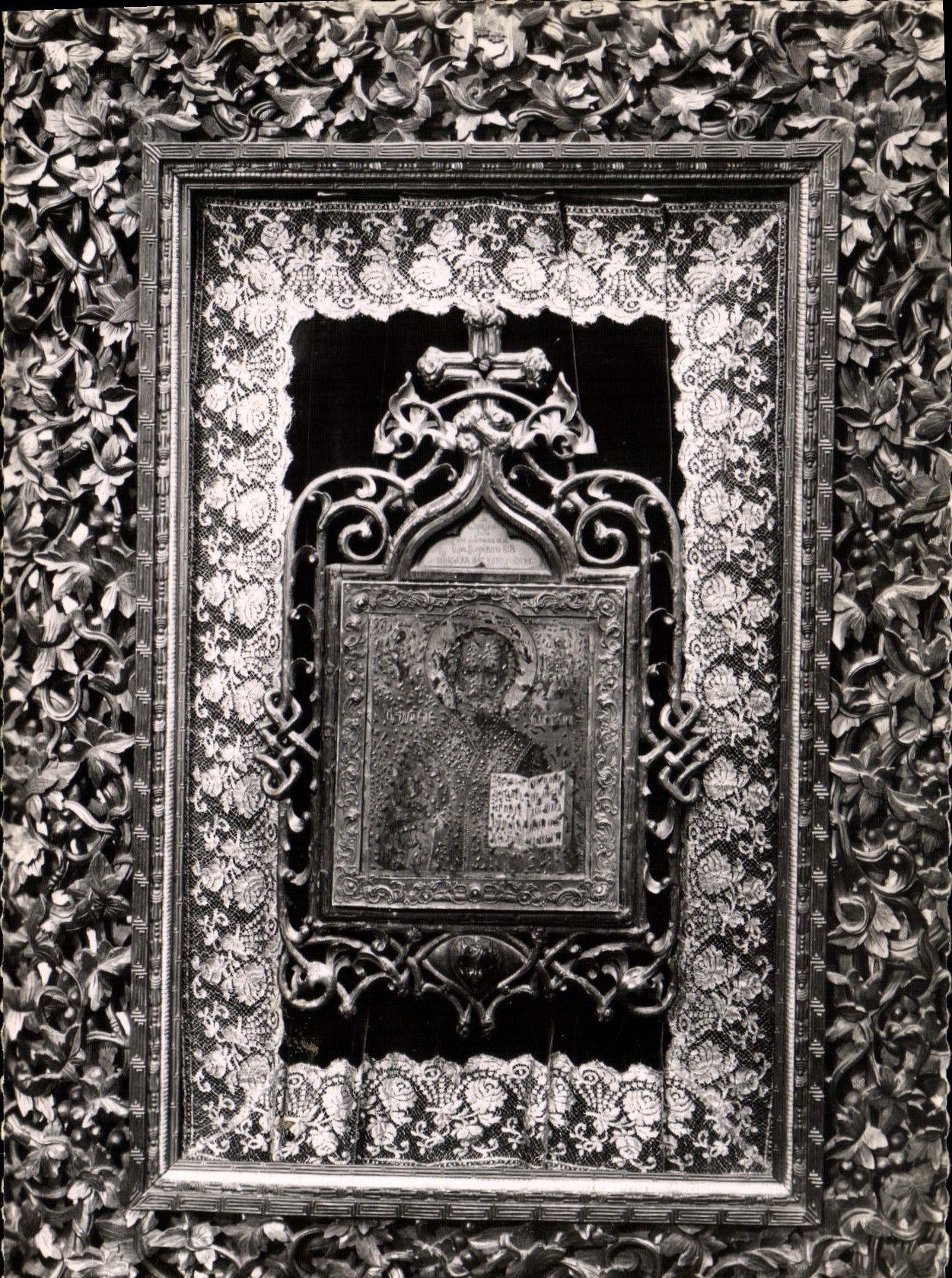 CPM Cathedrale Orthodoxe Russe De Nice Icone de Saint Nicolas 