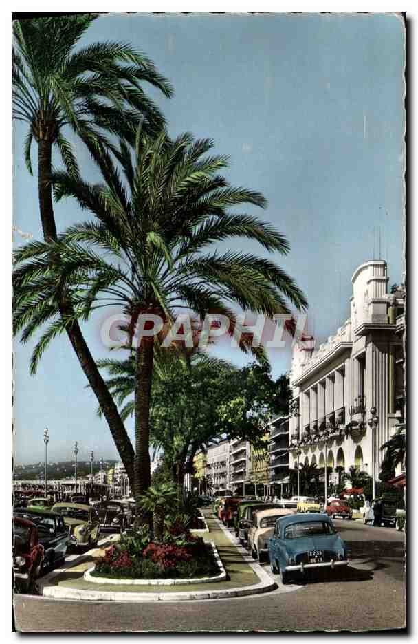 CPM Nice La Promenade Des Anglais le Palais de la Mediterranee