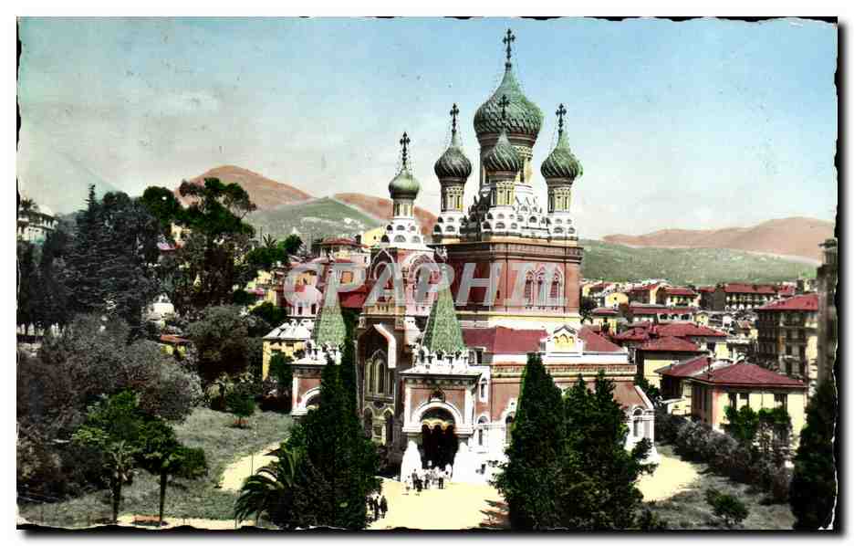 CPA Nice L'Eglise Russe Russie Russia