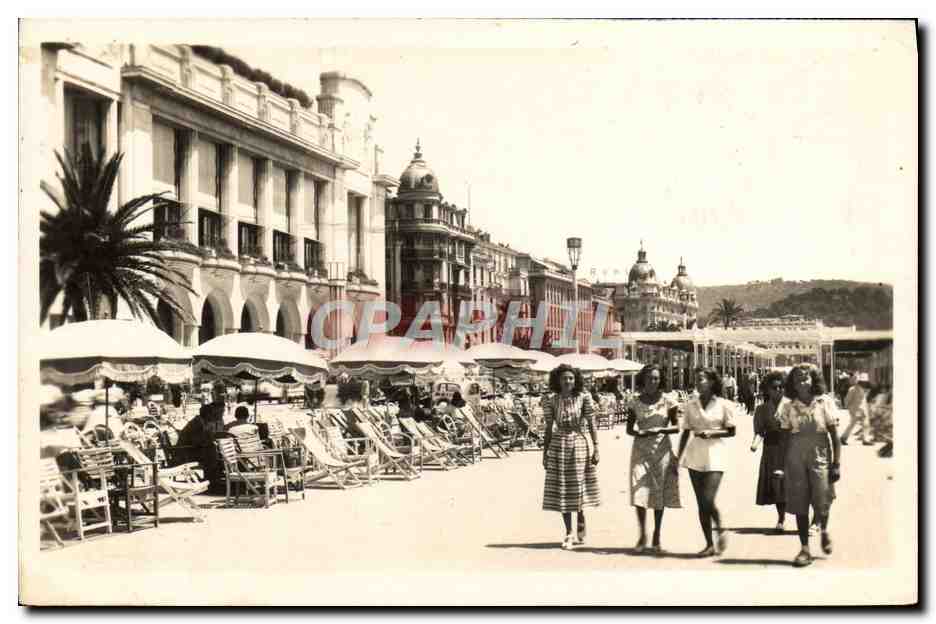 CPA Nice La Promenade Des Anglais