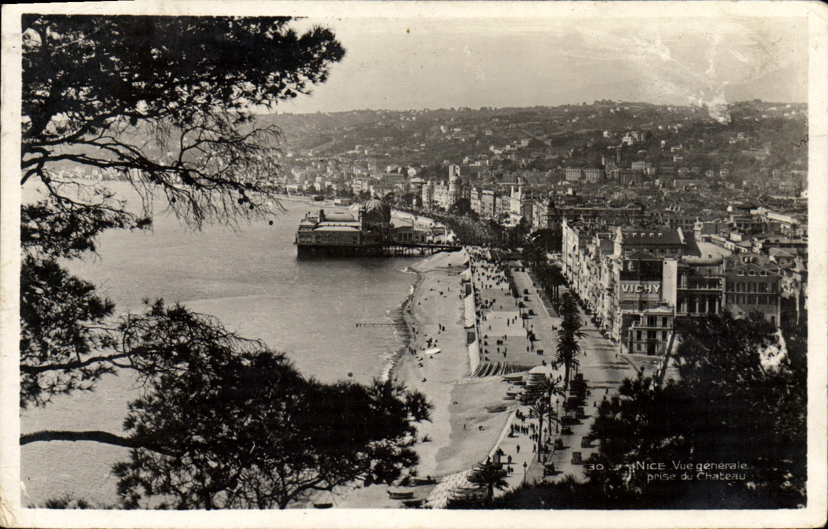 Nice - Vue générale prise du Château — Vichy éditeur, n° 30